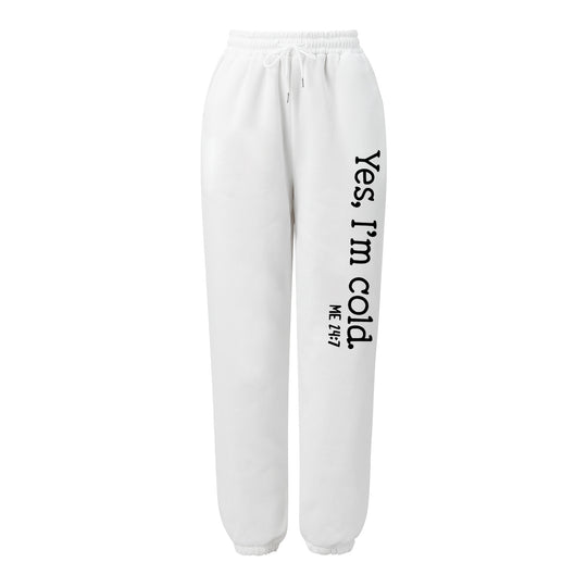 Damen nan weite Jogginghose hochgeschnitten mit seitlichem Statementprint und elastischem Bund Shop Nory
