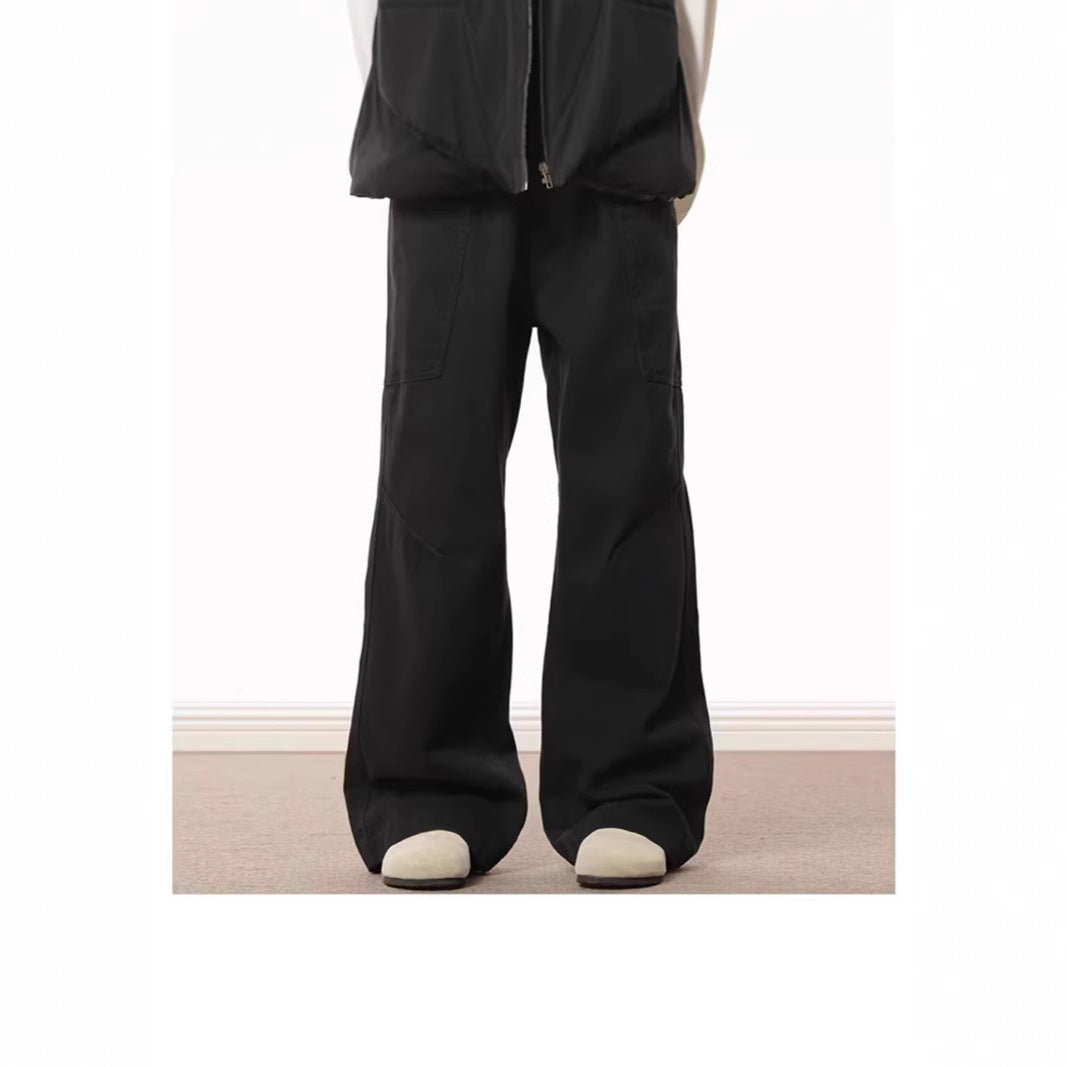 Damen Weitgeschnittene High-Waist Cargo-Hose Shop Nory