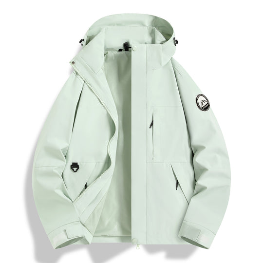 Damen Wasserfeste technische Kapuzenjacke mit verschweißten Nähten und verstellbaren Bündchen Shop Nory