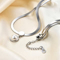 Damen Halskette mit elegantem Perlendesign und verstellbarem Verschluss Shop Nory