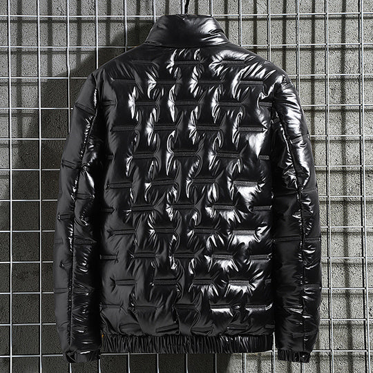 Herren Metallic-gesteppte Thermoisolierte Steppjacke mit hohem Stehkragen Shop Nory