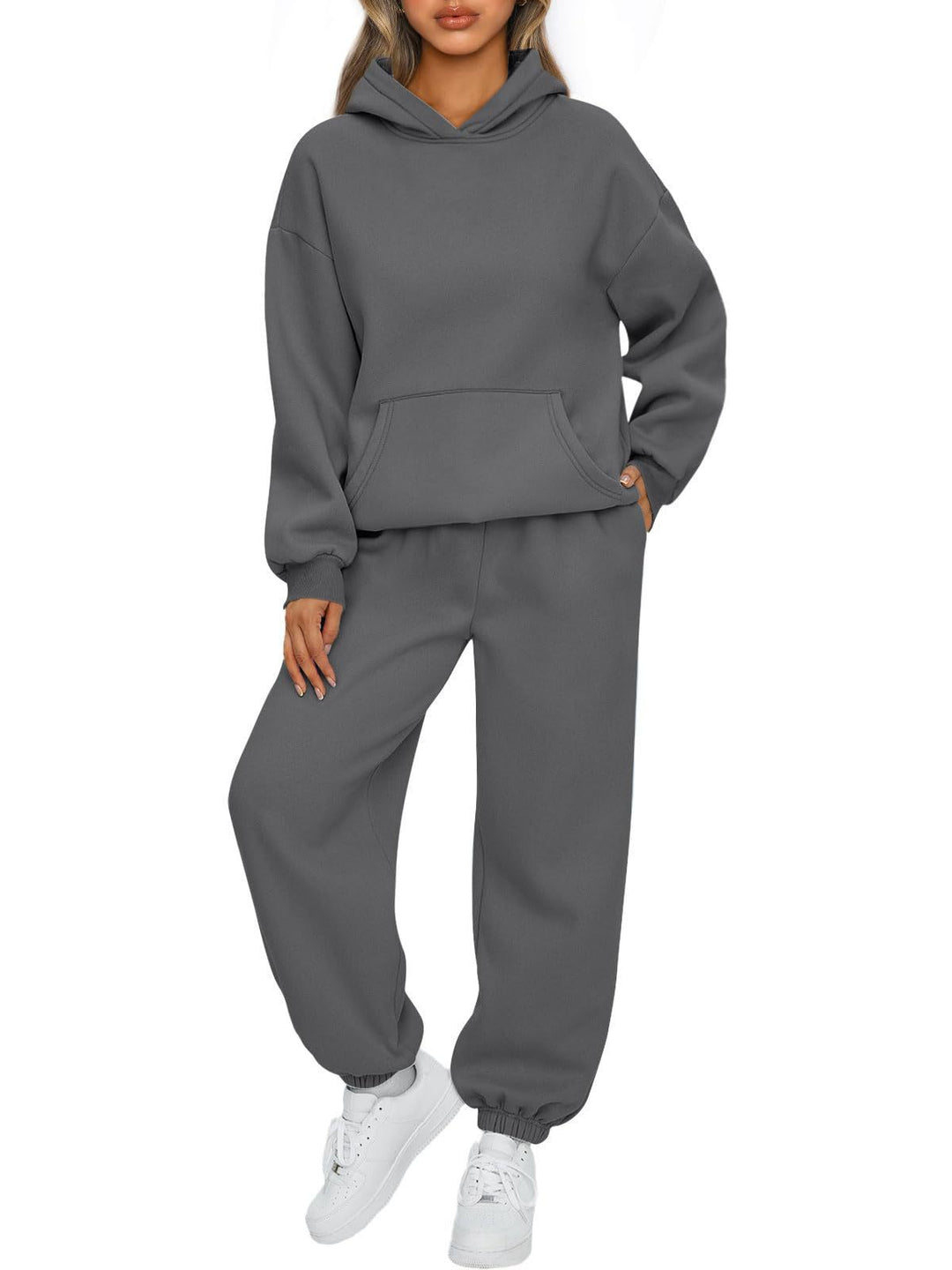 Damen nan kuscheliges oversized Hoodie und Jogginghose Lounge Set aus Baumwollmischung Shop Nory