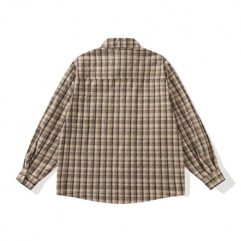 Unisex Kastenförmiges Overshirt aus Baumwoll-Leinenmix mit aufgesetzten Brustklappen Shop Nory