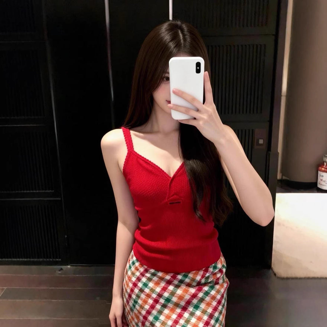 Damen Elegantes und atmungsaktives gehäkeltes Top Shop Nory