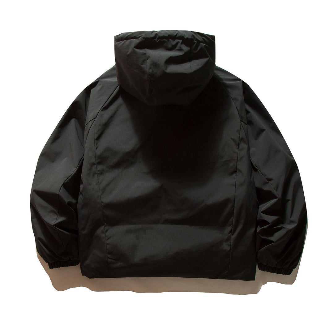Unisex Boxy wattierte Kapuzenjacke mit Thermoisolierung und elastischen Bündchen Shop Nory