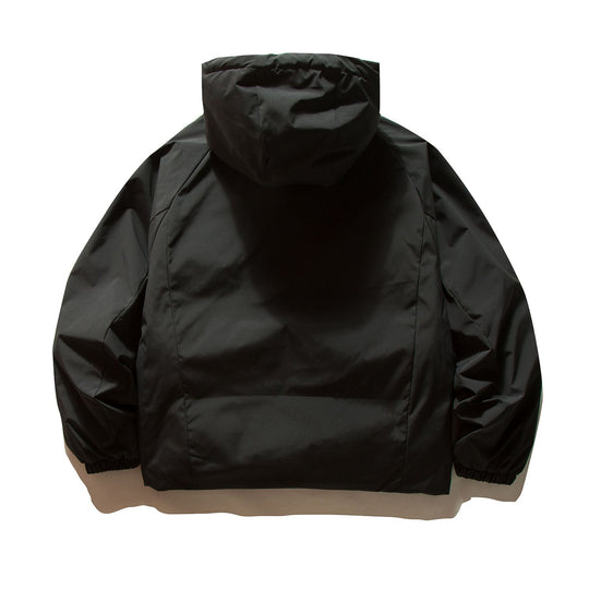 Unisex Boxy wattierte Kapuzenjacke mit Thermoisolierung und elastischen Bündchen Shop Nory