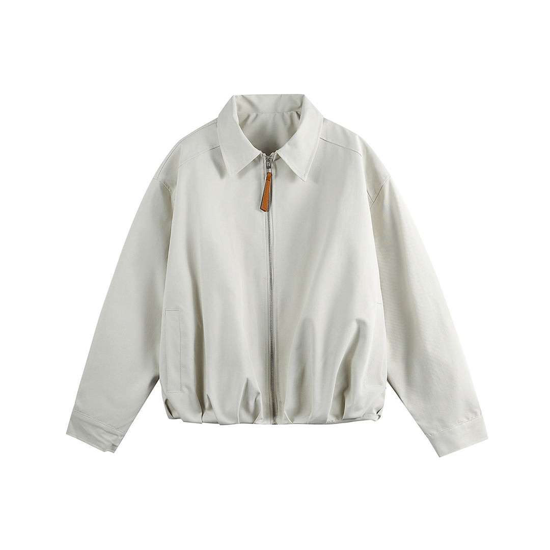 Unisex Kurzblouson im Boxy‑Cut mit Hemdkragen und gerafftem Saum Shop Nory