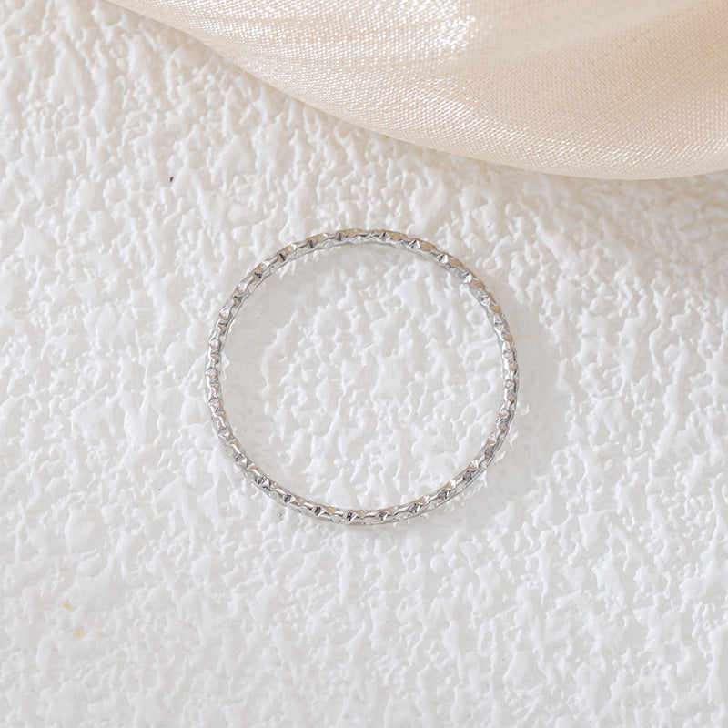 Damen filigraner Ring mit geometrischem Muster Shop Nory