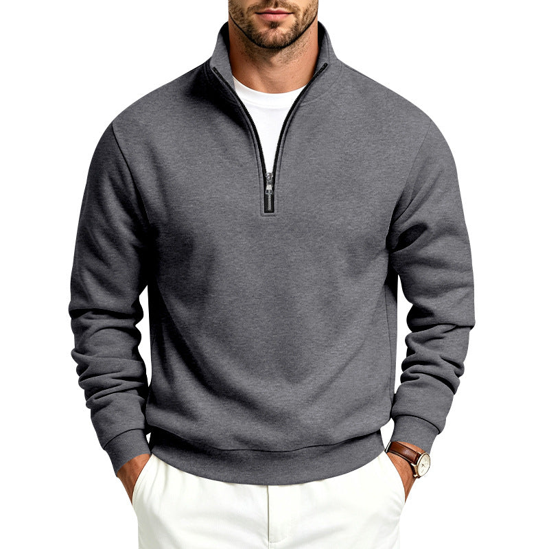 Herren Halbzip-Sweatshirt mit Troyerkragen und weicher Fleece-Innenseite Shop Nory