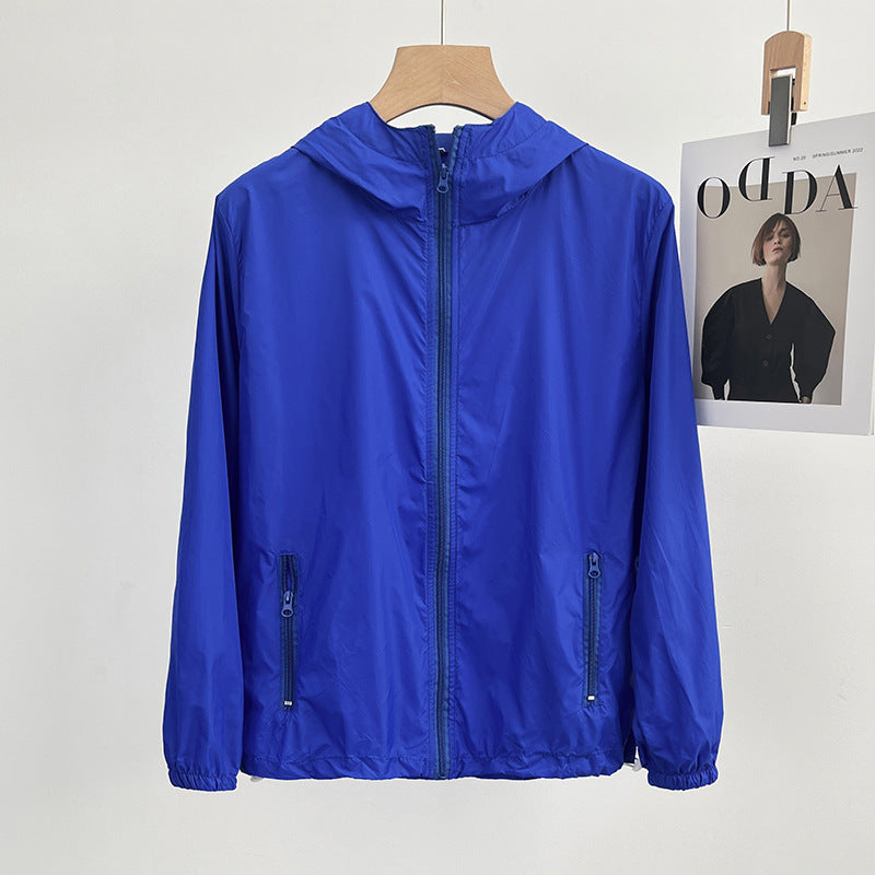 Damen Leichte Übergangsjacke mit Kapuze und Reißverschluss Shop Nory