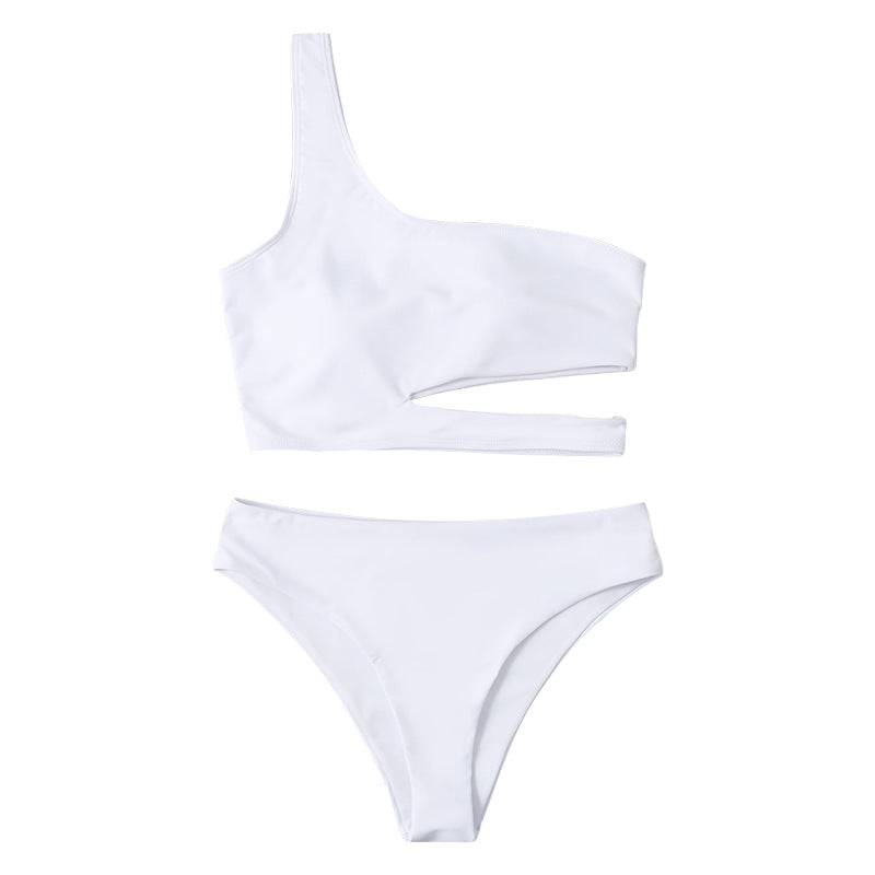 Damen Einseitiger Bikini mit innovativem Cut-Out