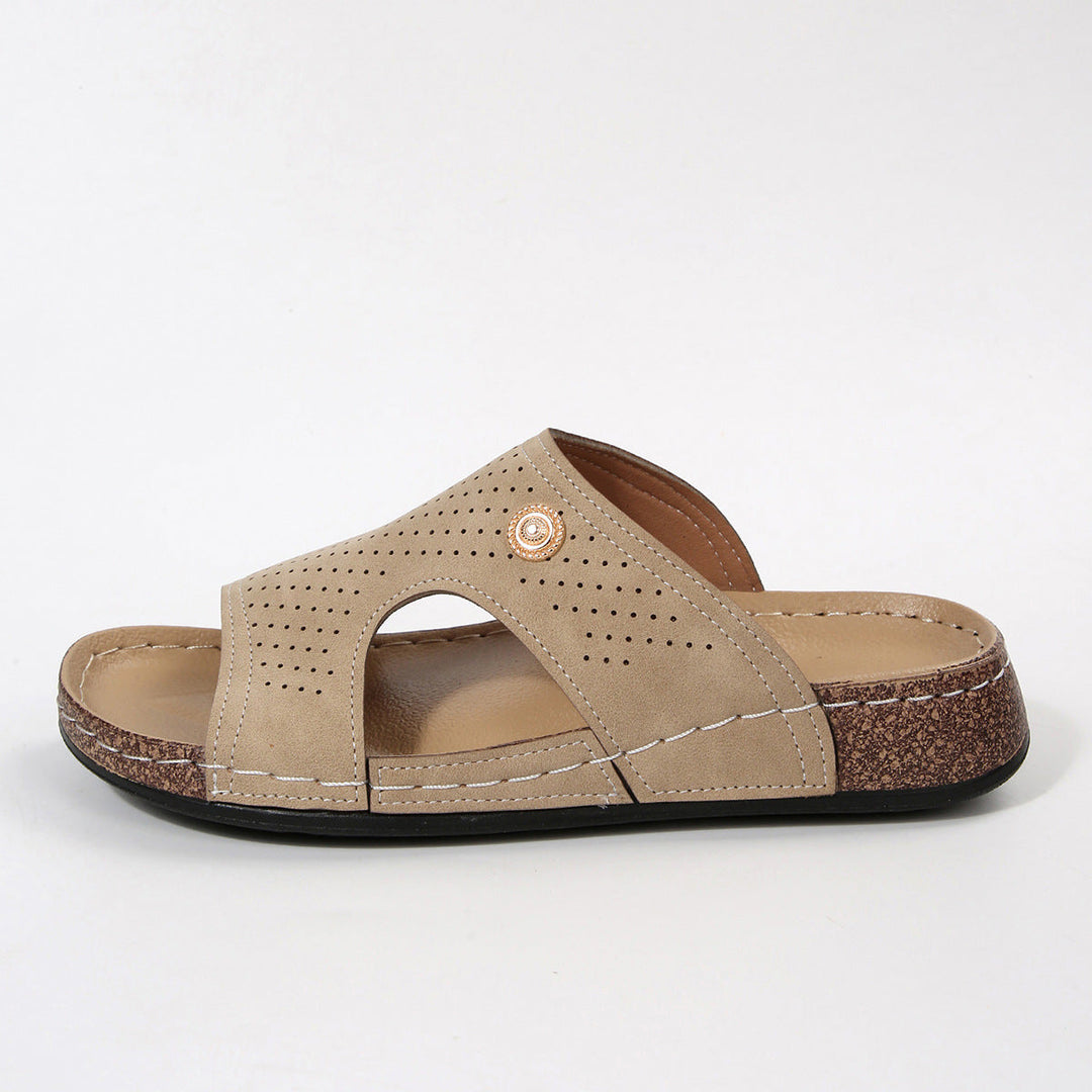 Damen Komfortable Clogs mit offenem Design