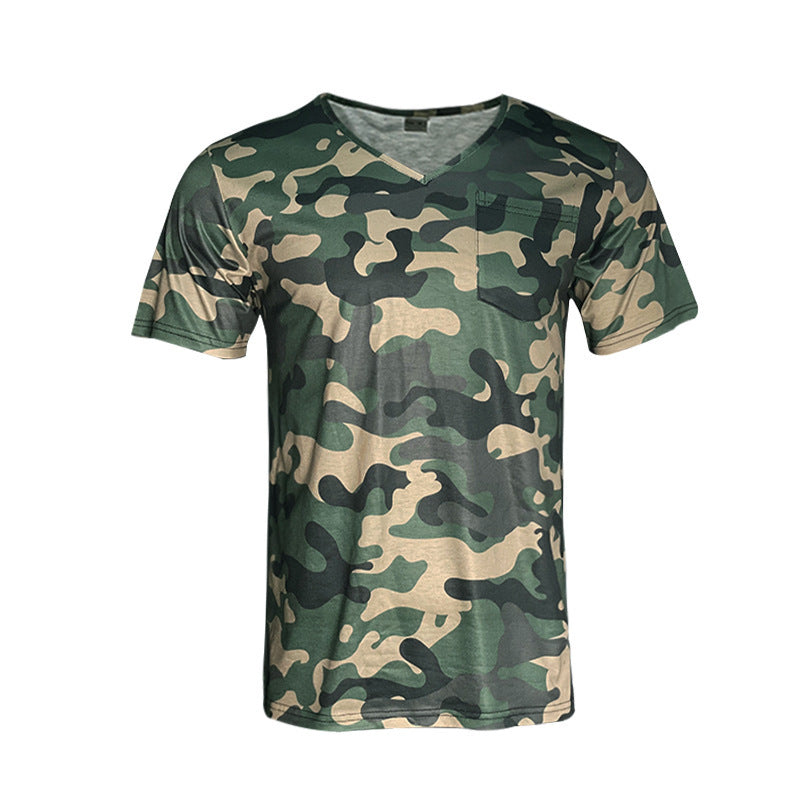 Herren Camouflage T-Shirt