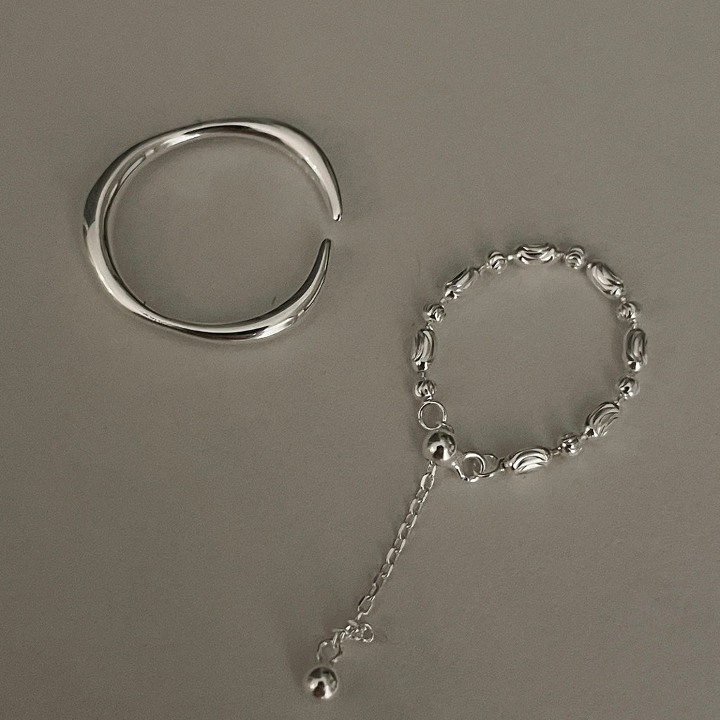 Damen Offener Ring mit geschwungenem Design Shop Nory