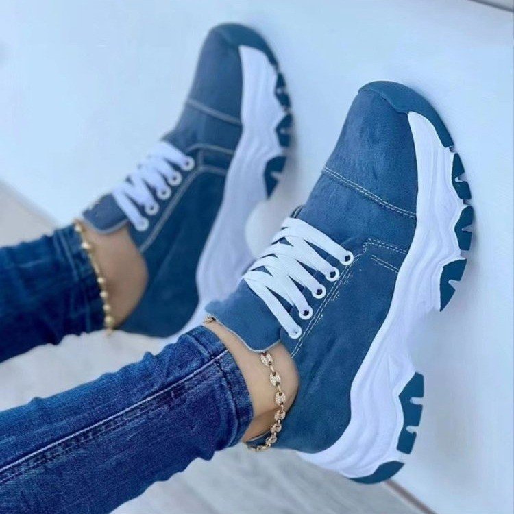 Damen Sneakers mit dämpfender Sohle und sportlichem Design Shopnory