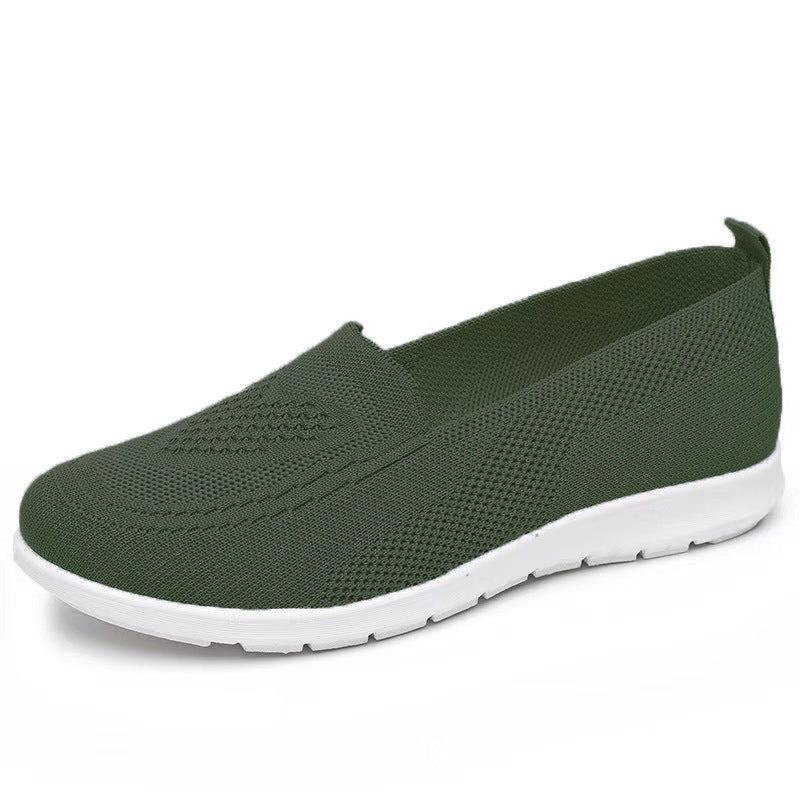 Damen Atmungsaktive Slip-On Freizeitschuhe mit flexiblem Design Shopnory