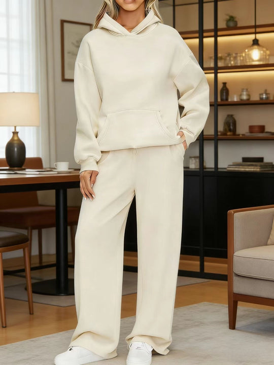 Damen nan kuscheliges Oversize Hoodie und weite Jogginghose Set Shop Nory