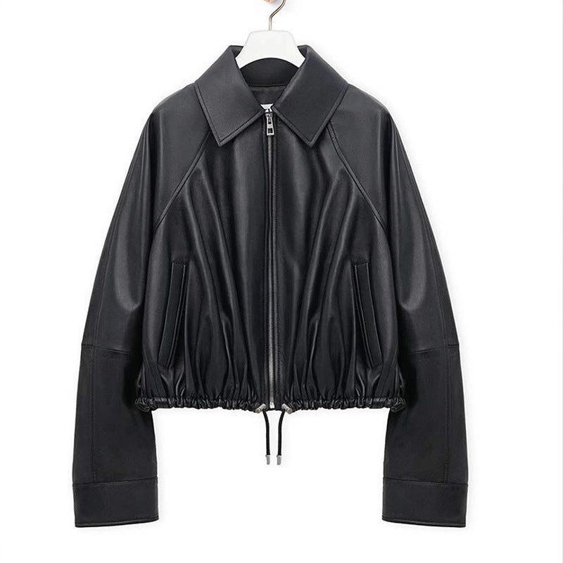 Damen Urbaner Stil Lederjacke Shop Nory