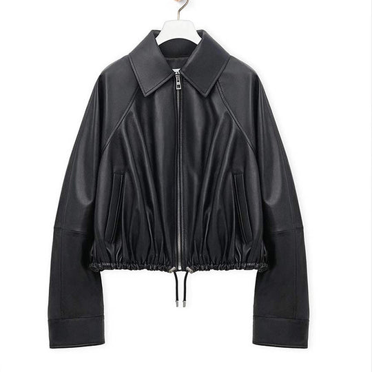 Damen Urbaner Stil Lederjacke Shop Nory