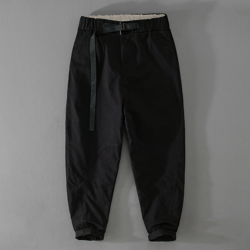Herren Lässige Tapered‑Cargohose mit elastischem Bund und integriertem Webbing‑Gürtel Shop Nory