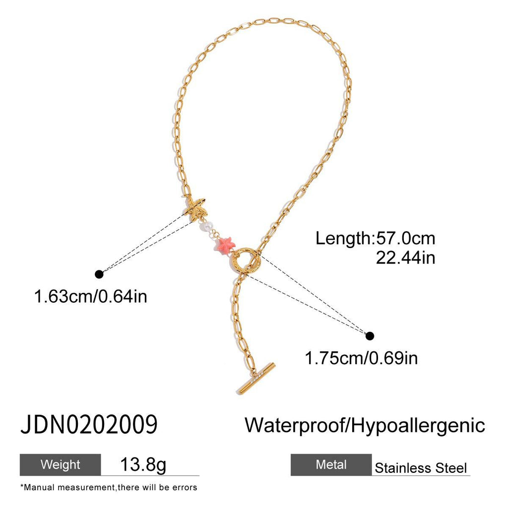 Damen Halskette mit einzigartigem Anhänger, hypoallergenem Edelstahl und wasserdichten Eigenschaften Shop Nory