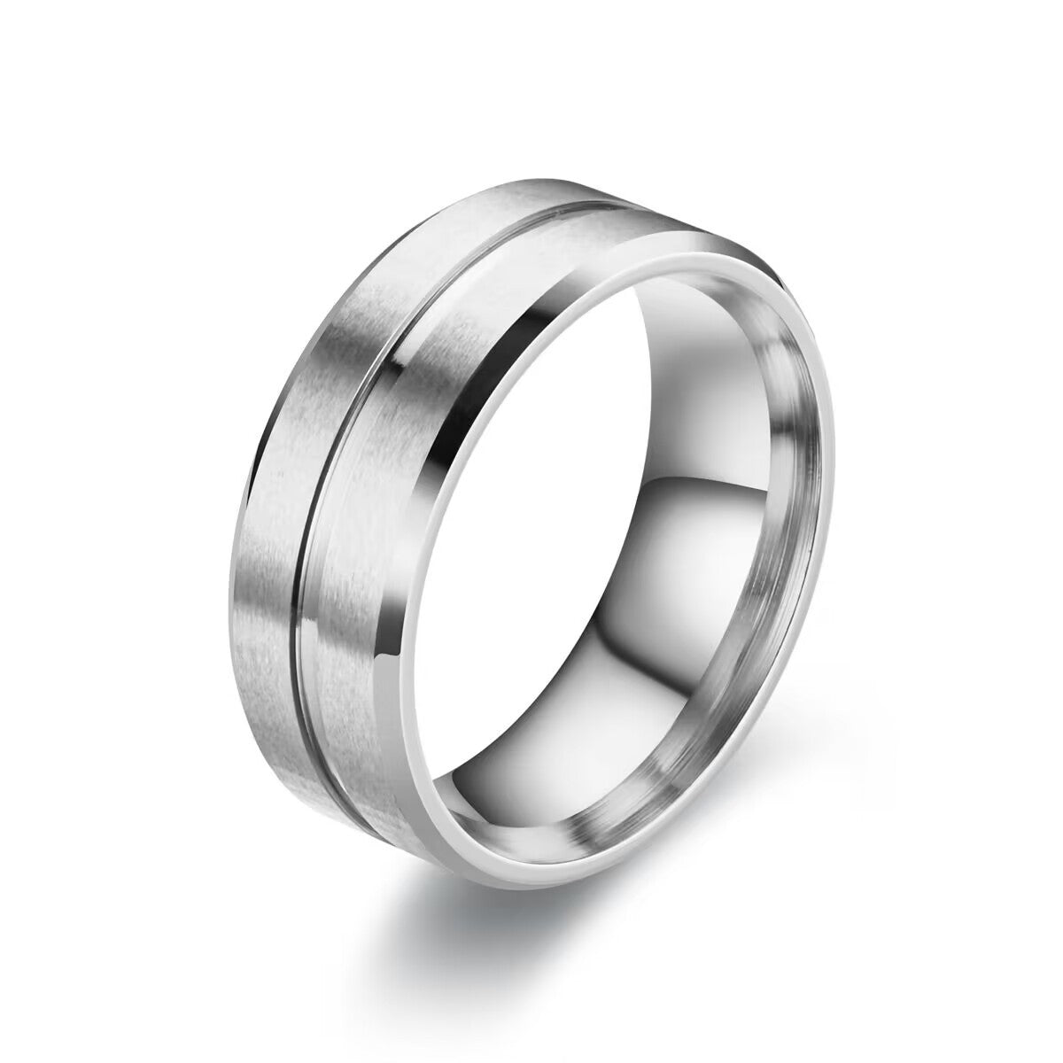 Herren Ring mit modernem und stilvollem Design aus hochwertigem Edelstahl Shop Nory