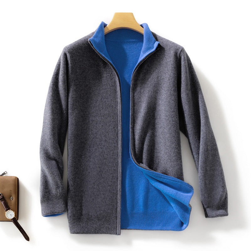 Damen Kurzgeschnittener Zip‑Strickcardigan mit Stehkragen und kaschmirähnlicher Weichheit Shop Nory