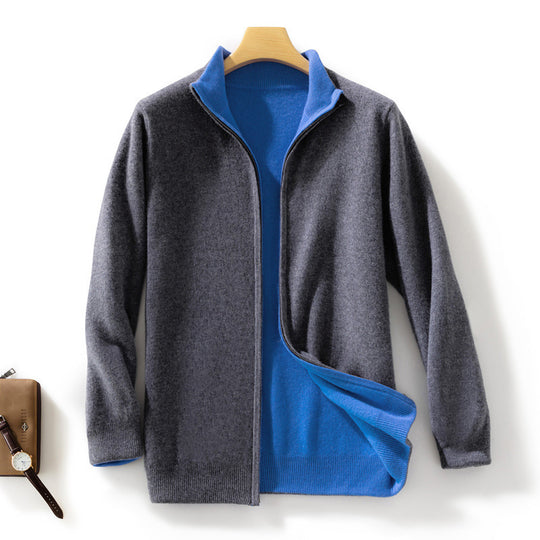 Damen Kurzgeschnittener Zip‑Strickcardigan mit Stehkragen und kaschmirähnlicher Weichheit Shop Nory