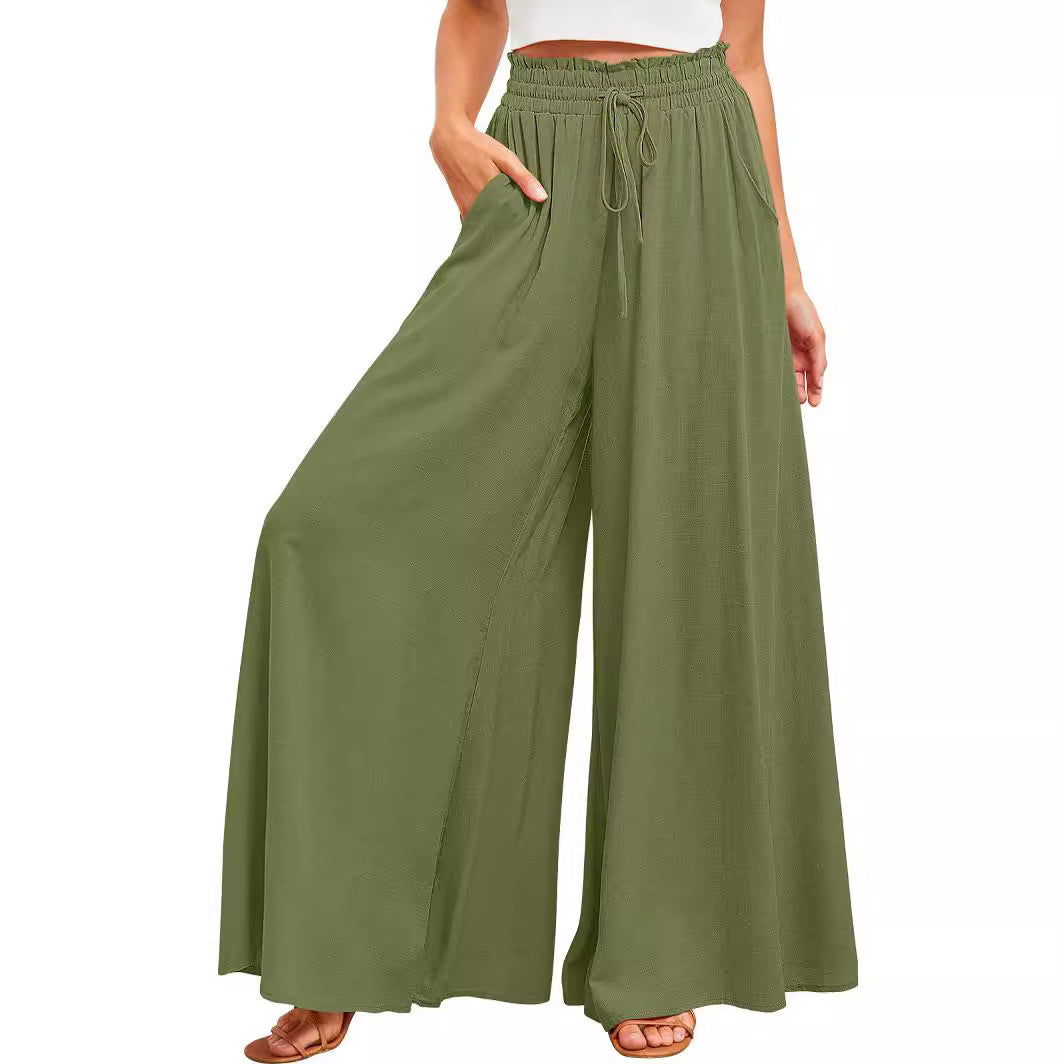 Maxi-Rock im Boho-Stil für Damen mit Kordelzugbund