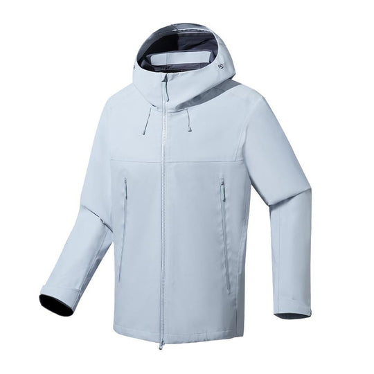 Herren wasser- und winddichte Softshell-Outdoorjacke mit verstellbarer Kapuze Shop Nory
