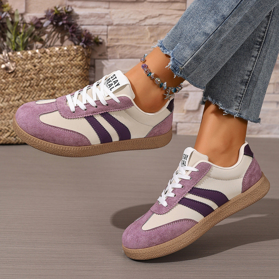 Damen Urbanes Lifestyle-Sneaker mit sportlichem Obermaterial und rutschfester Sohle