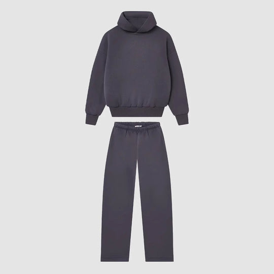 Unisex nan gemütliches Loungewear-Set mit hohem Rollkragen, relaxed-fit Sweatshirt und gerader Sweatpants Shop Nory