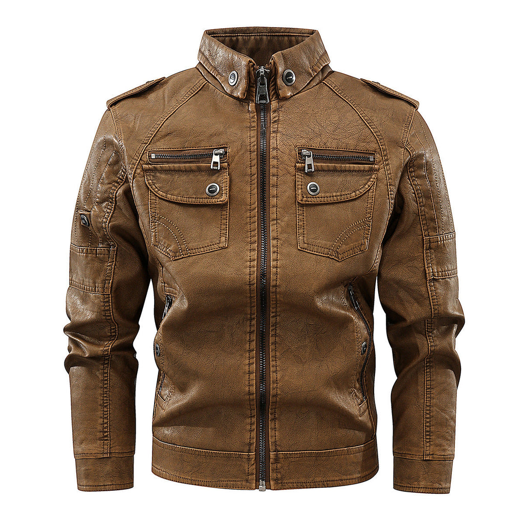 Herren elegante jacke mit praktischen Taschen und Reißverschlussdetails Shopnory