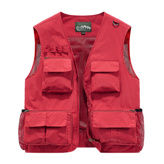Herren Multifunktionale und atmungsaktive Outdoor-Weste Shop Nory