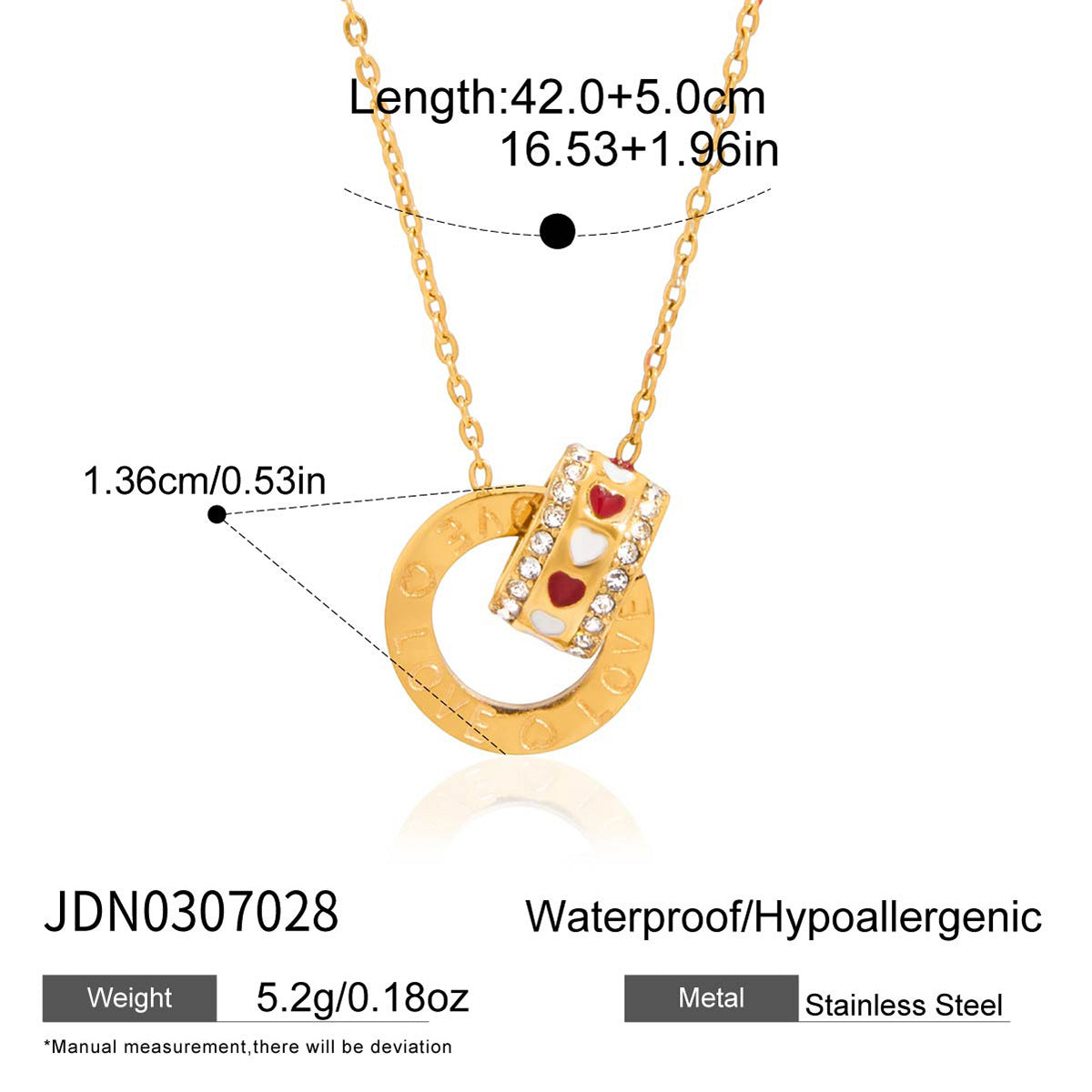 Damen Halskette mit floralen Anhängern und Zirkonia Shop Nory