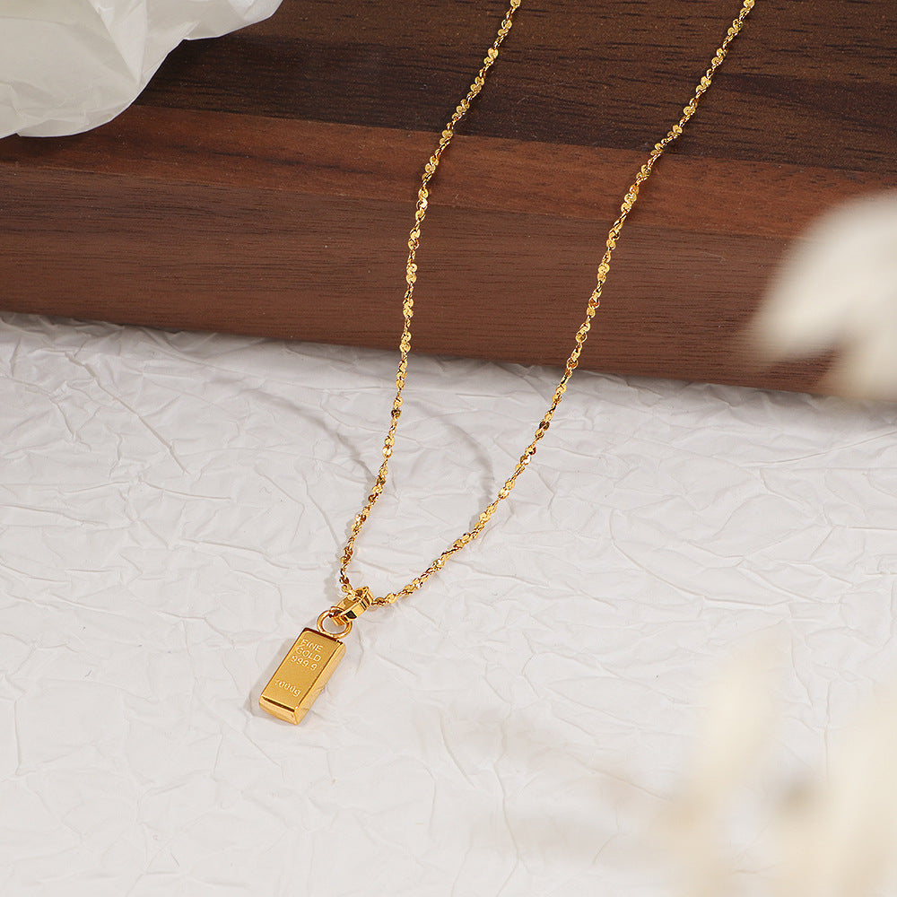 Damen elegante Kette mit minimalistischen Anhängern Shop Nory
