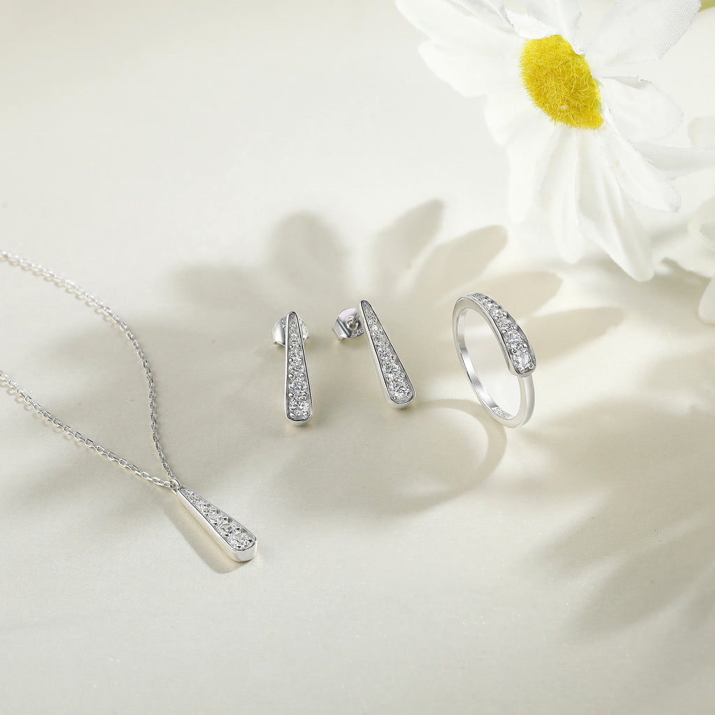 Damenring mit elegantem Zirkonia-Besatz Shop Nory