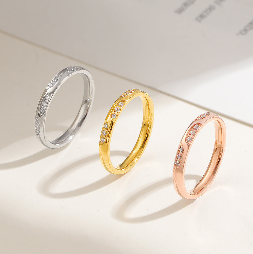 Damen filigraner Ring mit elegantem geschwungenem Design Shop Nory