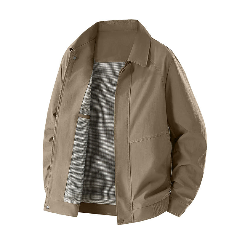 Herren Modische Freizeitjacke mit Innenfutter Shop Nory
