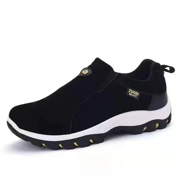 Herren dezenten wasserabweisenden Wildleder-Slipper mit griffiger Outdoor-Laufsohle Shop Nory