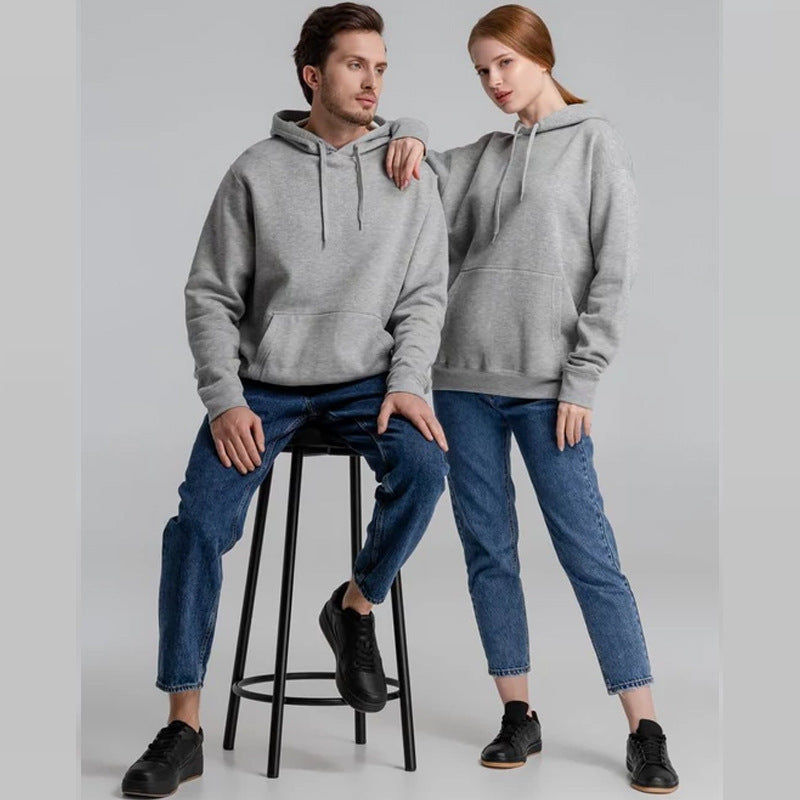 Unisex nan minimalistischer Heavyweight Kapuzenpullover aus French‑Terry mit verdeckter Kängurutasche und schmaler Silhouette Shop Nory