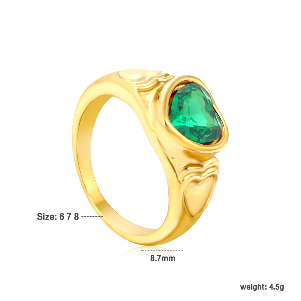 Damen verstellbarer Ring mit funkelndem Zirkonia Shop Nory