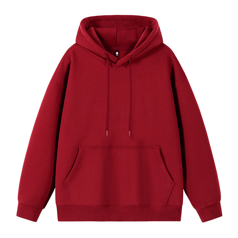 Unisex Oversize-Kapuzenpullover mit Kängurutasche und überschnittener Schulter Shop Nory