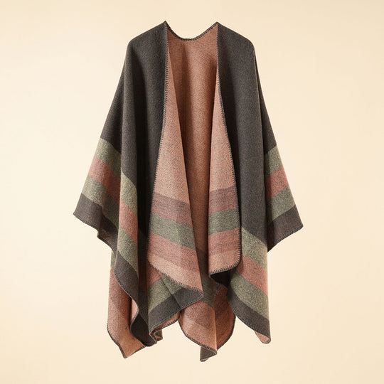 Damen Jacquard Poncho mit Paisley‑Muster Shop Nory