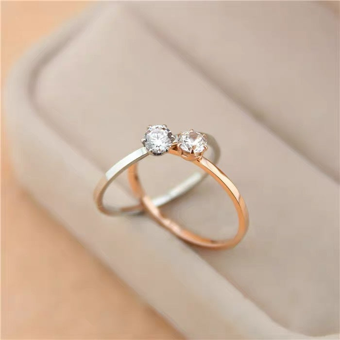 Damen Minimalistische Verlobungsring Shop Nory