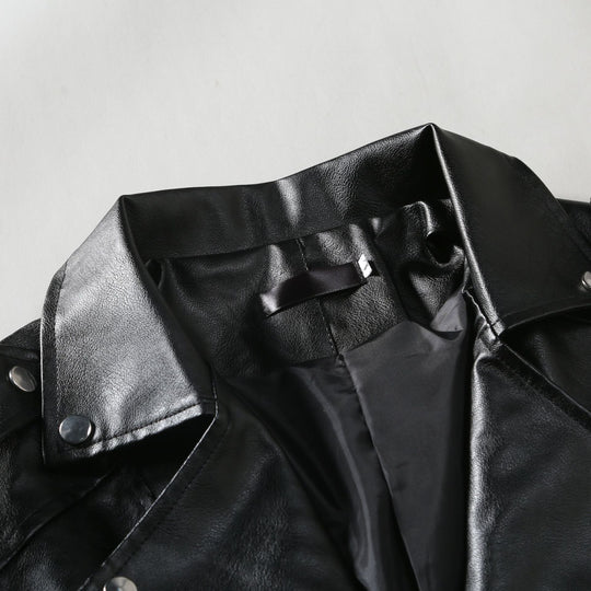 Herren stilvolle Bikerjacke aus hochwertigem Echt Shopnory