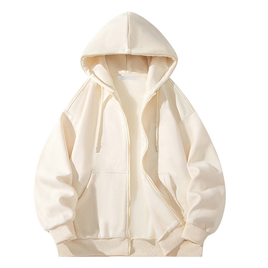 Herren Oversize Reißverschluss‑Kapuzenjacke aus schwerer Sweatqualität mit Kängurutaschen Shop Nory