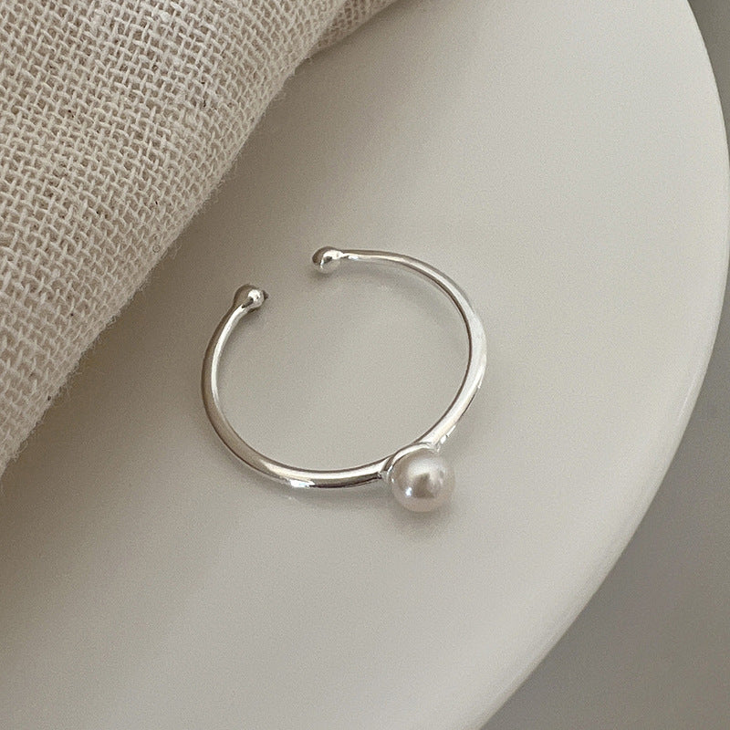 Damen Offener Ring mit verspieltem Wellen-Design Shop Nory