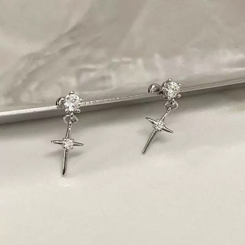 Damen Ohrringe mit funkelnden Zirkonia und elegantem Design Shop Nory