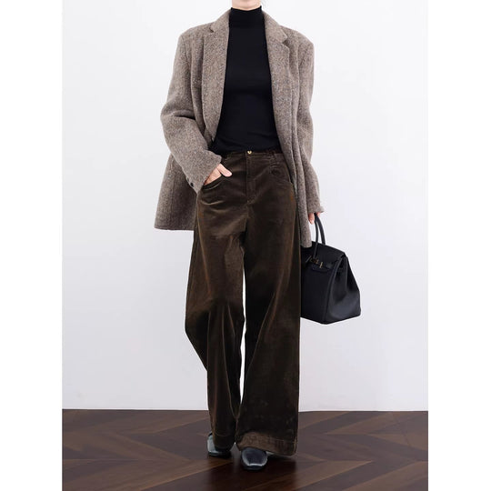 Damen Eleganter und lässiger Cord-Blazer Shop Nory